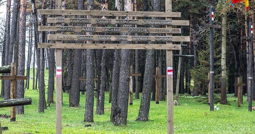 У Курапатах мазда на расійскіх нумарах збіла Леаніда Кулакова