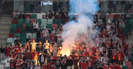 Пасля футбольнага матча Беларусь — Люксембург ля стадыёна былі затрыманыя некалькі заўзятараў