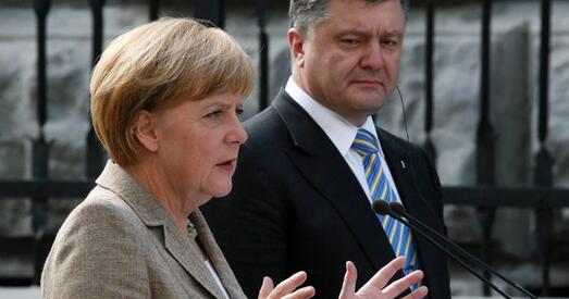 Меркель паабяцала матэрыяльную і маральную дапамогу Украіне