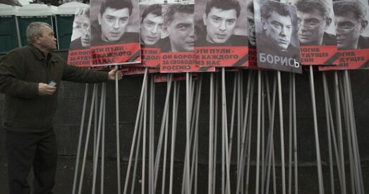 У розных гарадах Расіі адбываюцца акцыі ў памяць пра забітага Барыса Нямцова