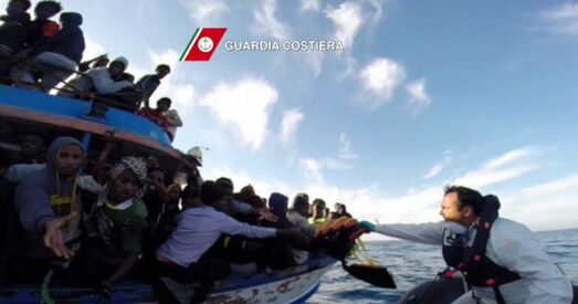 У Еўропе сотні мігрантаў маглі стаць ахвярамі крушэння судна