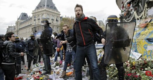 У Парыжы затрыманыя каля ста ўдзельнікаў пратэстаў супраць змянення клімату