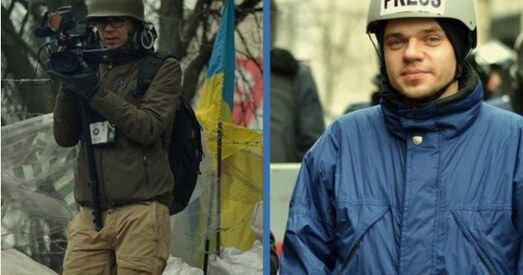 «Беркут» збіў журналістаў «Белсату» ў Чаркасах