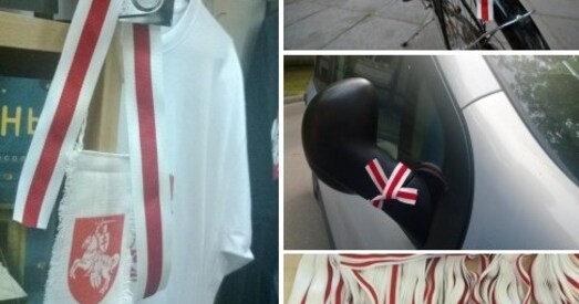 Бел-чырвона-белыя стужкі да Дня беларускай вайсковай славы!