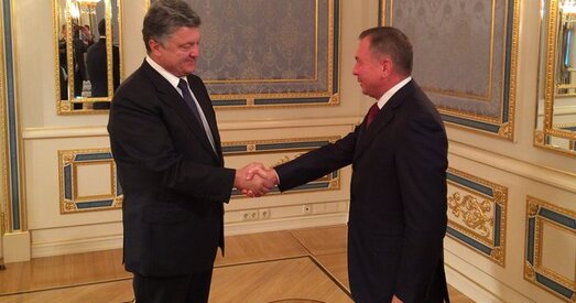 Макей запэўніў Парашэнку, што з беларускай тэрыторыі не будзе пагрозы для Украіны