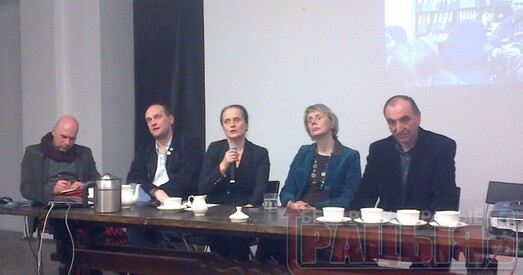 Мастацкі майдан салідарнасці з Украінай у Беластоку