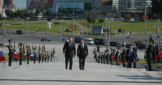 Пуцін у Мінску: разам з Лукашэнкам яны адкрылі Музей Вялікай Айчыннай вайны