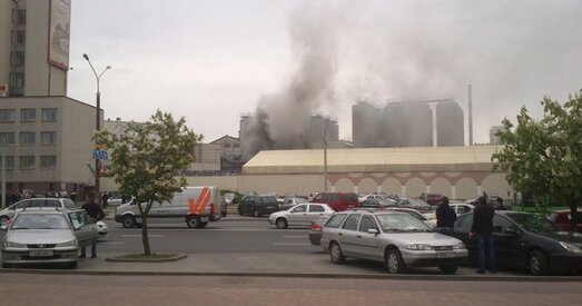 У Мінску гарыць піўзавод "Аліварыя"