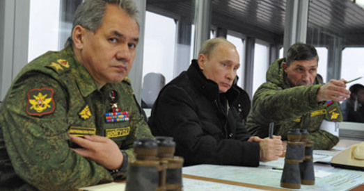 Пуцін згарнуў вучэнні ў Заходняй акрузе