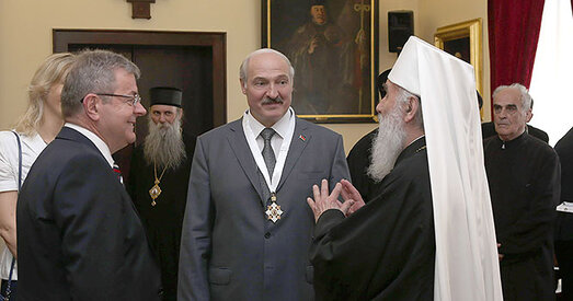 Сербская царква ўзнагародзіла Лукашэнку за непрызнанне незалежнасці Косава