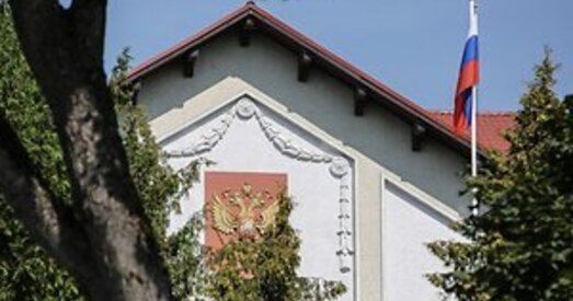 Каля амбасады РФ у Вільні — пікет супраць ваенных дзеянняў на Украіне