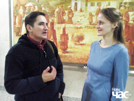 Алег Дзярновіч і Вольга Сямашка Алег Дзярновіч і Вольга Сямашка