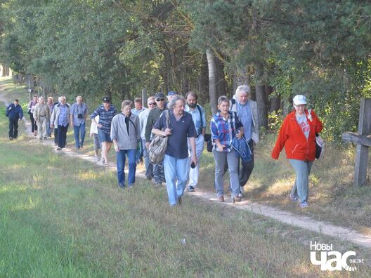 Пачатак вандроўкі па Курапатах Пачатак вандроўкі па Курапатах